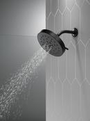 Delta Faucet Matte Black Multi Function Showerhead 