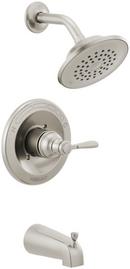 Peerless&reg; Brushed Nickel Single Handle Single Function Bathtub & Shower Faucet (Trim Only) 