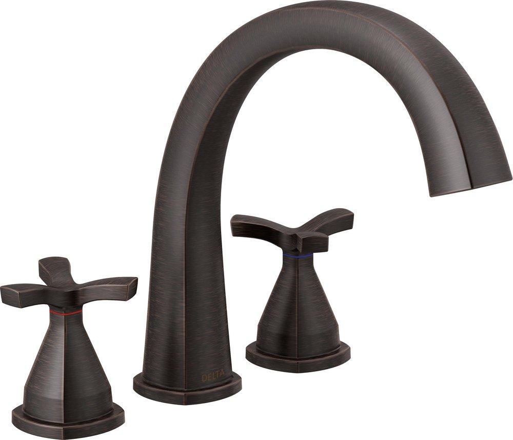 Three Hole Roman Tub Trim inVenetian Bronze 
