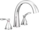 Two Handle Roman Tub Faucet Only in Chrome (Trim Only)