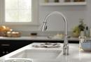 Single Handle Pull Down Kitchen Faucet in Stainless 