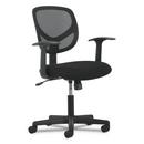 Swivel Tilt Desk Task Chair in Black