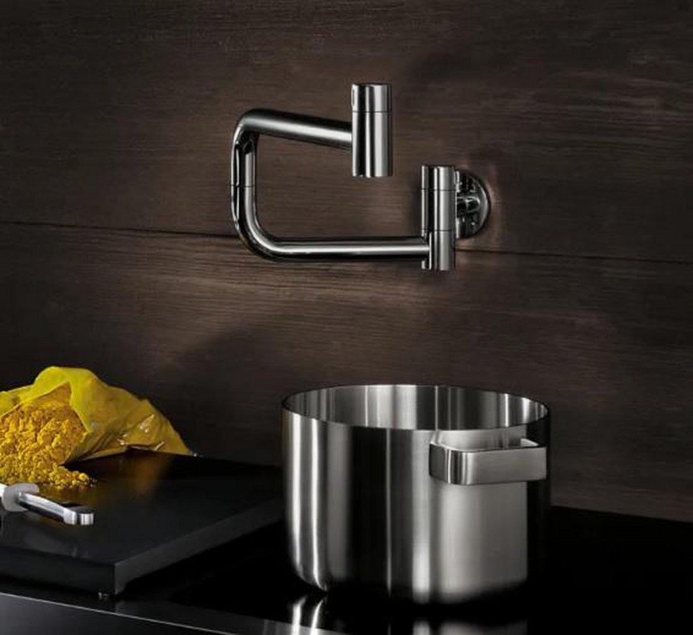 Dornbracht USA Chrome Two Handle Knob Pot Filler 