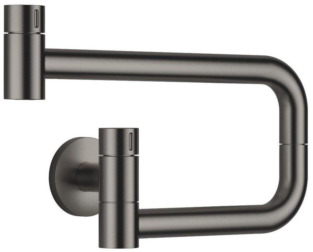 Dornbracht USA Dark Platinum Matte Two Handle Knob Pot Filler 