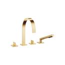Dornbracht USA Brushed Durabrass Two Handle Roman Tub Faucet 