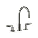 Two Handle Widespread Bathroom Sink Faucet in Dark Platinum Matte