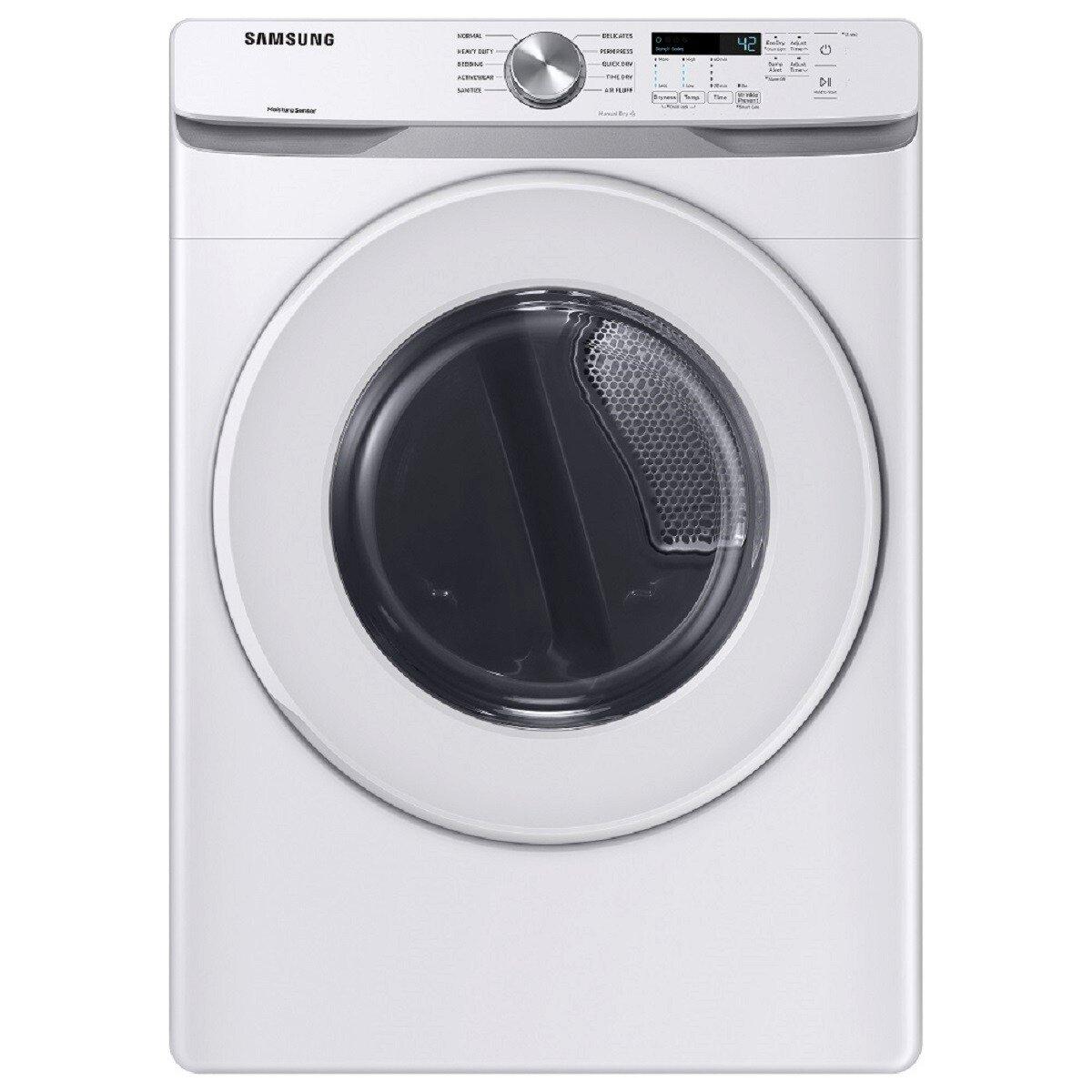 Samsung White 27 in. 7.5 cu. ft. Electric Dryer 