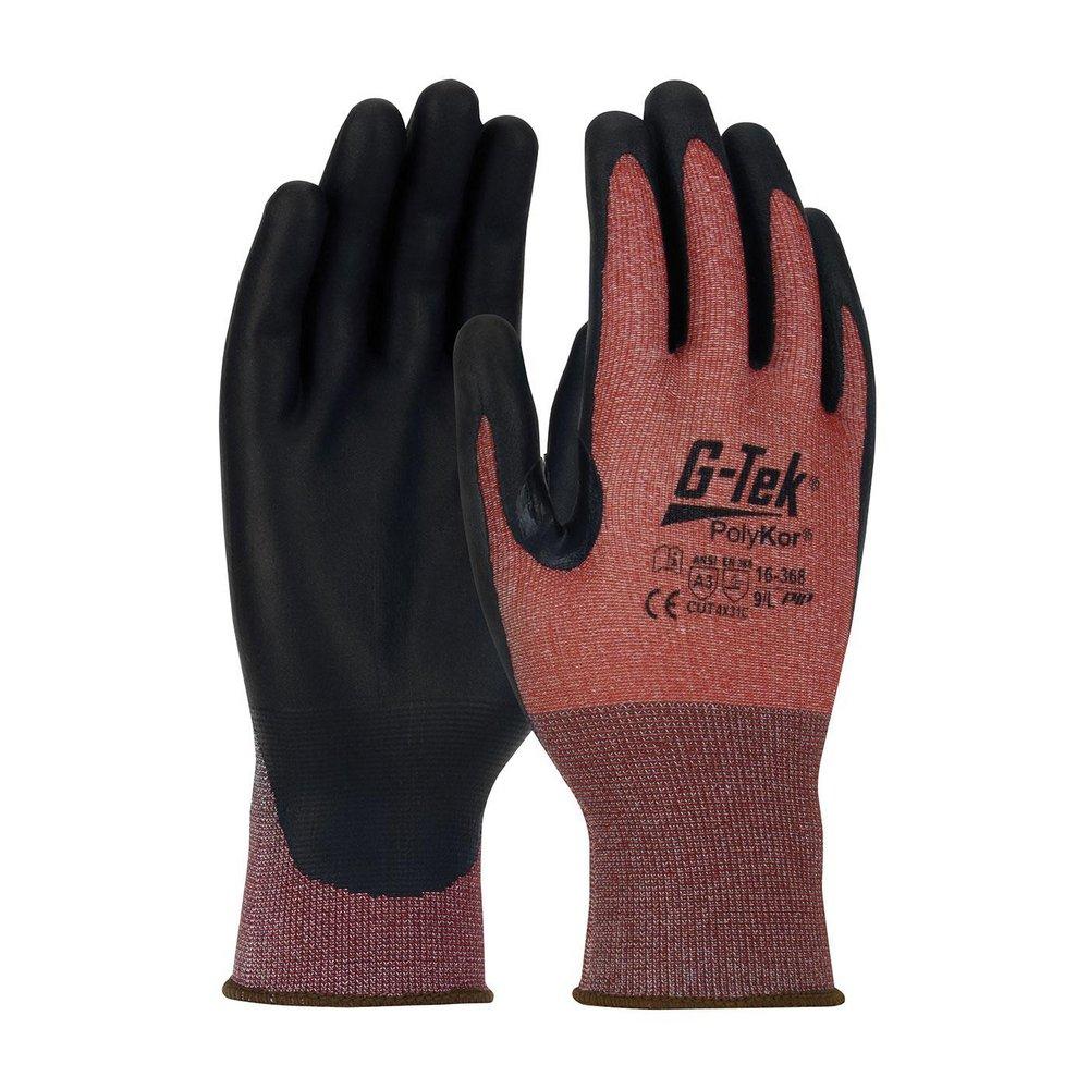 G-Tek&reg; Black Polykor&reg; Fiber Glove in Black 