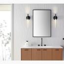 KOHLER Matte Black 10W 1-Light 18 in. Wall Sconce 