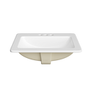 PROFLO&reg; White Drop-in Bathroom Sink 