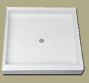 36 in. x 36 in. Shower Base with Center Drain in White