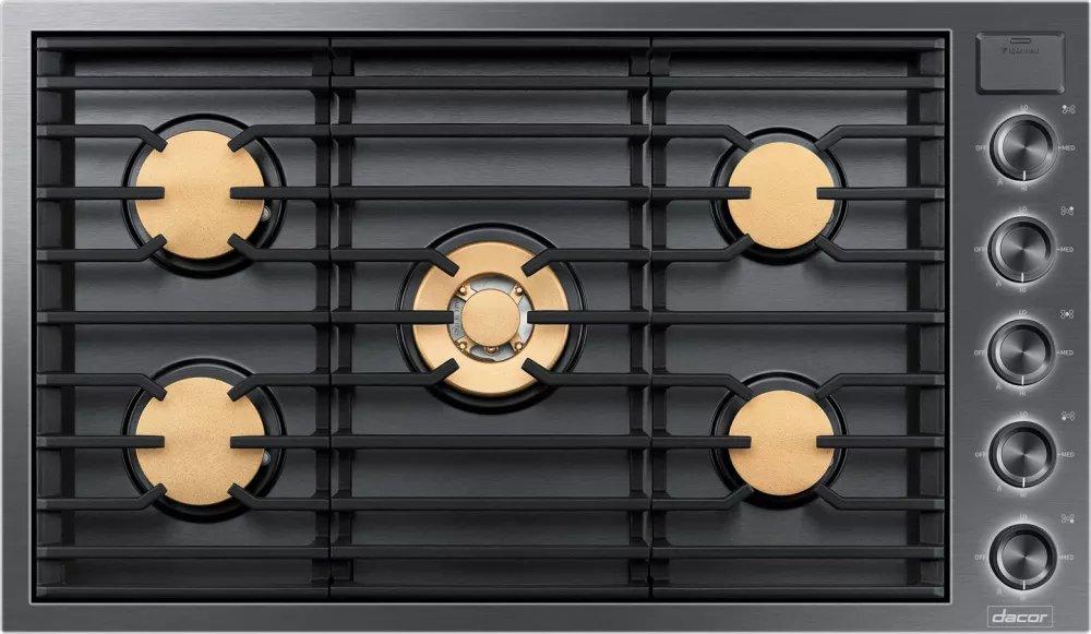 Dacor Graphite Stainless Steel 5 Burner Sealed Cooktop 
