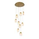 45W Integrated LED Chandelier in Gold