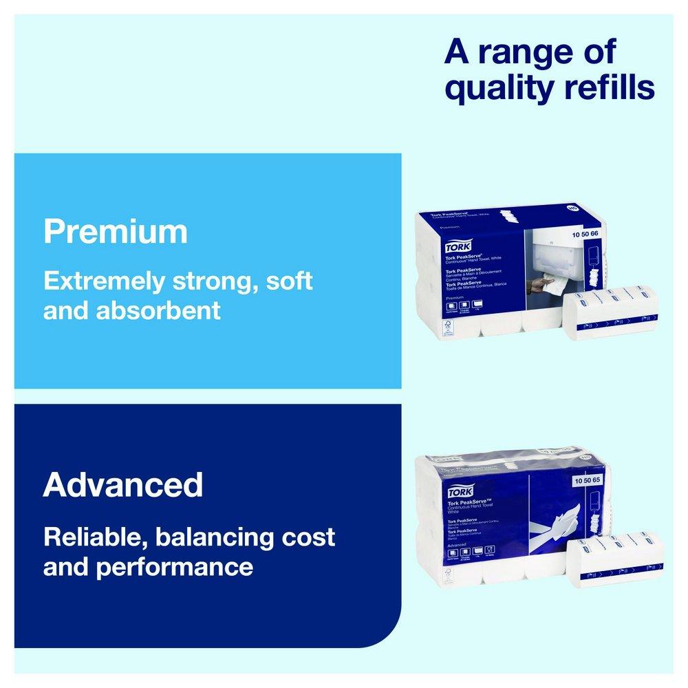 High Capacity Hand Towel Dispenser in White 