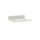 Signature Hardware Riverside Grey/White 25 x 22 in. Single Bowl Quartz Vanity Top 