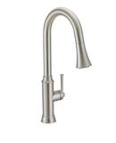 PROFLO&reg; Brushed Nickel Single Handle Pull Out Kitchen Faucet 