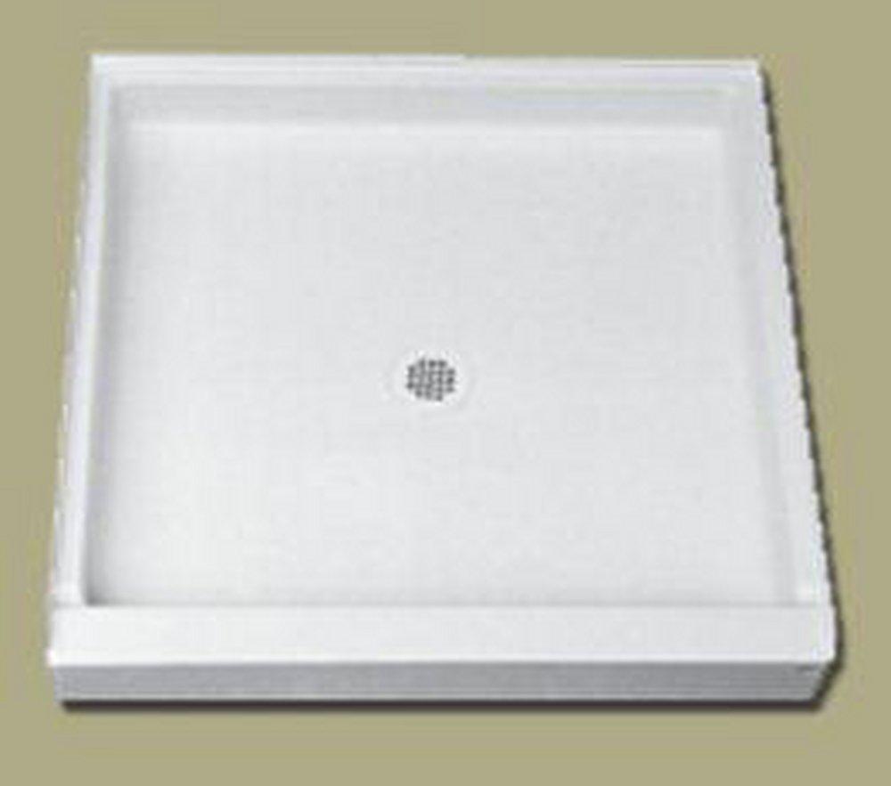 Florestone White 54 in. Rectangle Shower Base 