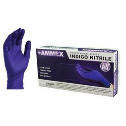 Large Indigo Exam Grade Nitrile Gloves