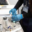 Ammex USA Blue Nitrile Disposable Exam Gloves in Blue (Box of 100) 