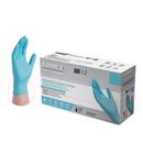 Ammex USA Blue Nitrile Disposable Exam Gloves in Blue (Box of 100) 