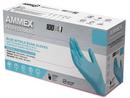 Ammex USA Blue Nitrile Disposable Exam Gloves in Blue (Box of 100) 