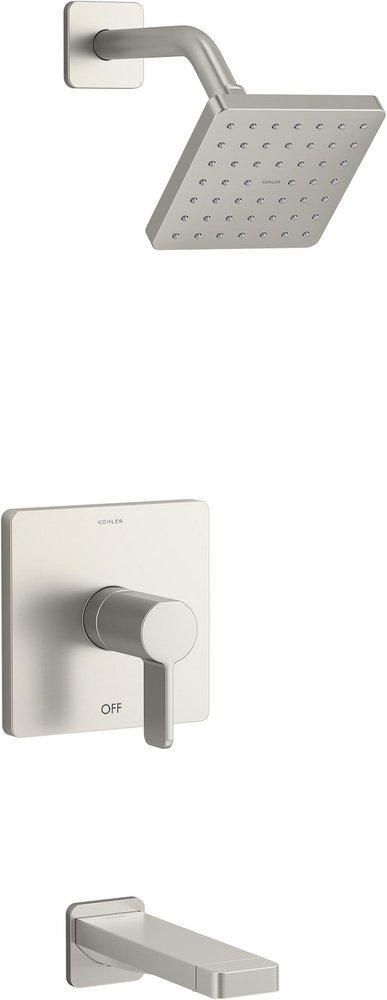 KOHLER Vibrant® Brushed Nickel Single Handle Single Function Bathtub & Shower Faucet (Trim Only) 