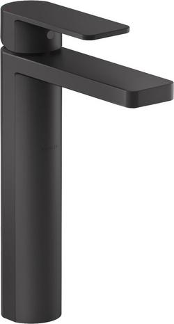 Single Handle Monoblock Bathroom Sink Faucet in Matte Black