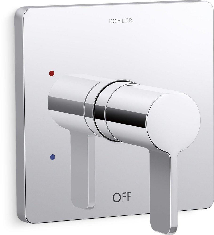 KOHLER Polished Chrome Single Handle Bathtub & Shower Faucet (Trim Only) 