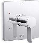 KOHLER Polished Chrome Single Handle Bathtub & Shower Faucet (Trim Only) 