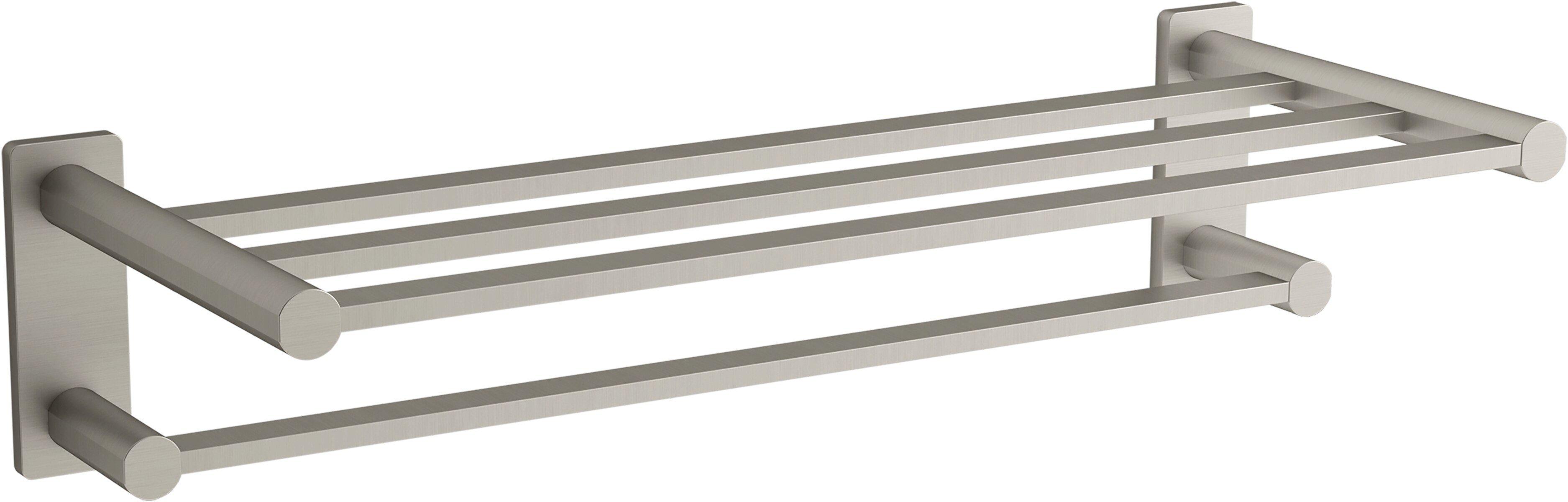 KOHLER Vibrant Brushed Nickel 24 in. Towel Bar 