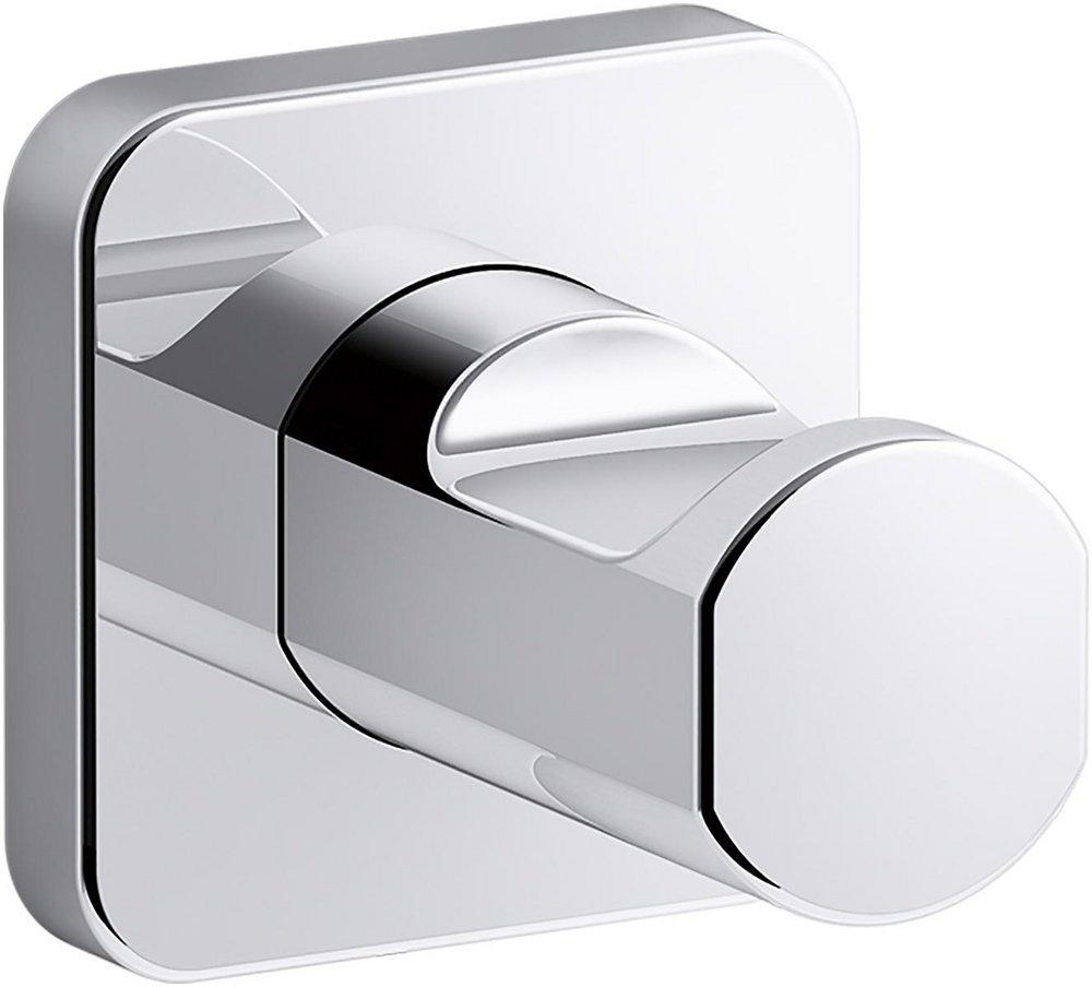 KOHLER Polished Chrome 1-Hook Robe Hook 