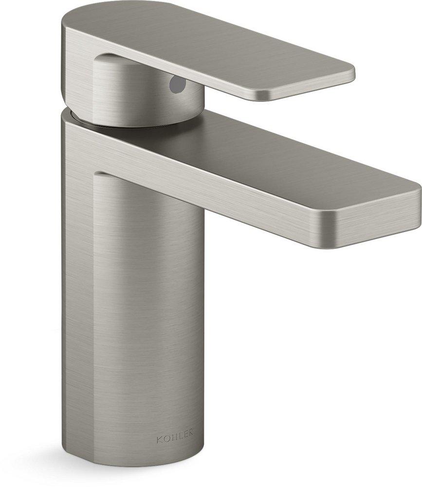 KOHLER Vibrant® Brushed Nickel Single Handle Monoblock Bathroom Sink Faucet 