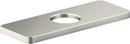 KOHLER Vibrant&reg; Brushed Nickel Brass Flat Escutcheon 