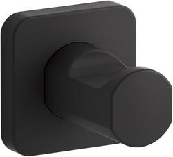 1-Hook Robe Hook in Matte Black