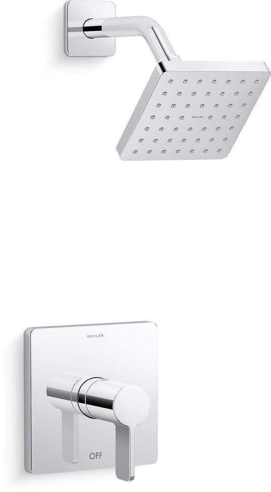KOHLER Polished Chrome Single Handle Single Function Shower Faucet Trim Only 