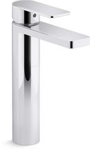 KOHLER Polished Chrome Single Handle Monoblock Bathroom Sink Faucet Lever Handle 