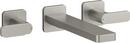 KOHLER Vibrant&reg; Brushed Nickel Two Handle Wall Mount Filler (Trim Only) 