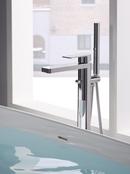 KOHLER Matte Black Single Handle Floor Mount Filler (Trim Only) 