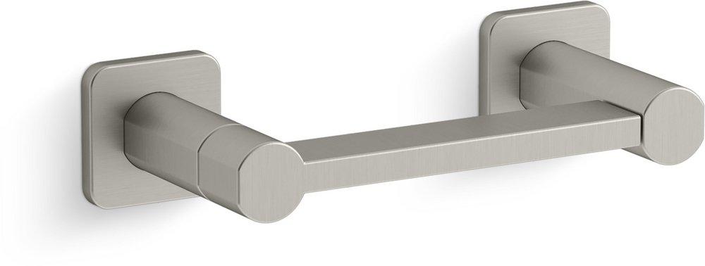 KOHLER Vibrant&reg; Brushed Nickel Wall Mount Toilet Tissue Holder 