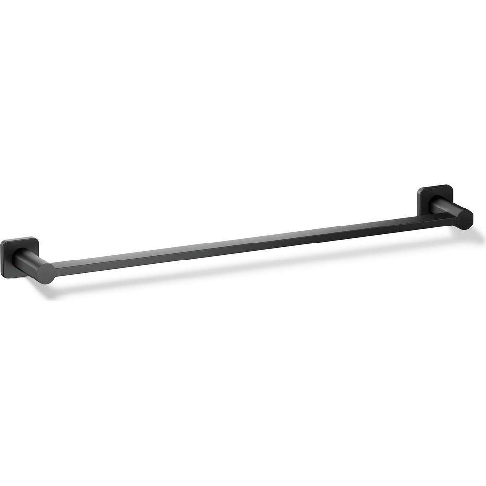 KOHLER Matte Black 24 in. Towel Bar 