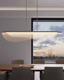 Visual Comfort & Co. Modern Plated Brass 11-2/5 x 10 in. 79W 1-Tier 1-Light Integrated LED Contemporary, Mid-century, Modern and Transitional Chandelier 