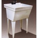 Florestone White 23 x 23 in. Floor Mount Single Utility Service Sink 