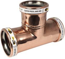 4 in. Copper Press Tee