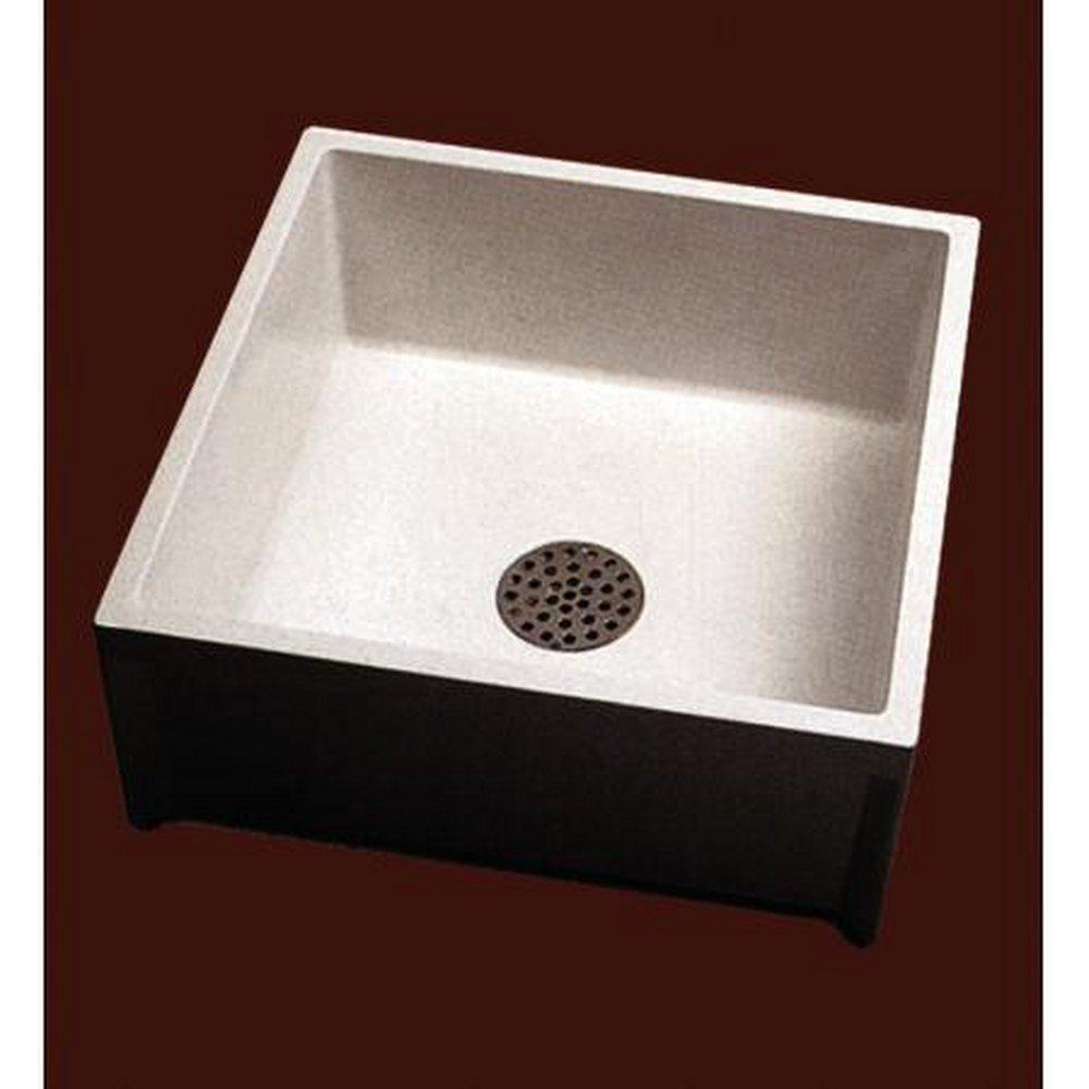 Florestone White 24 x 24 in. Mop Basin 