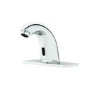 Symmons Industries Chrome No Handle Sensor Bathroom Sink Faucet Polished Chrome 