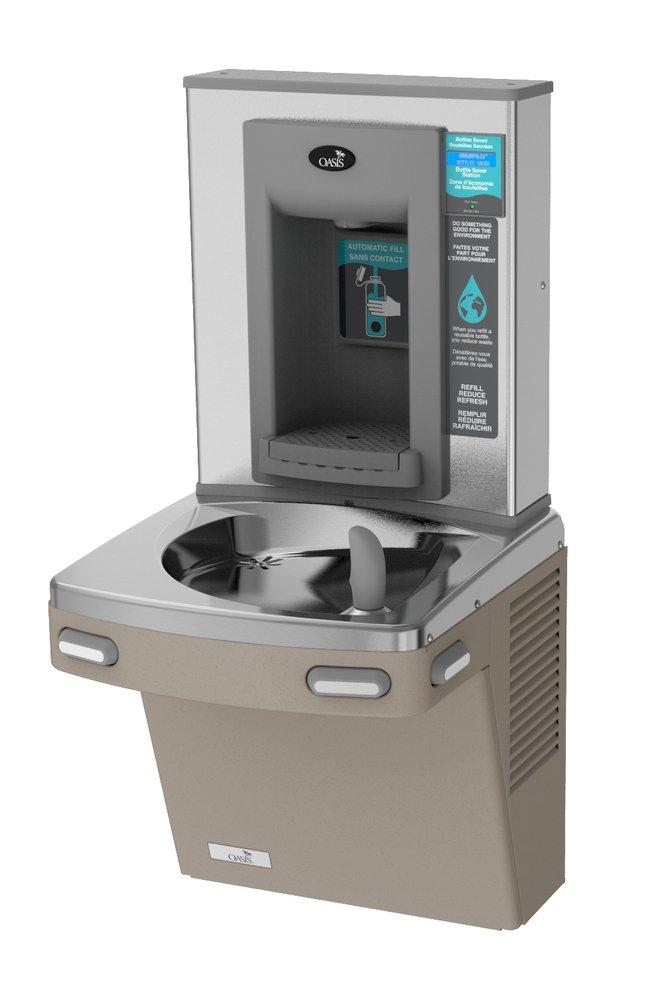 Oasis Sandstone Wall Mount Drinking Fountain 