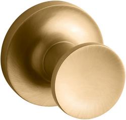 1-Hook Robe Hook in Vibrant&reg; Brushed Moderne Brass