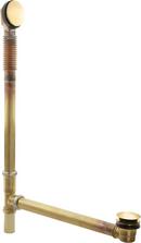 Brass Toe-Tap Drain in Vibrant® Brushed Moderne Brass