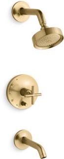 One Handle Single Function Bathtub & Shower Faucet in Vibrant® Brushed Moderne Brass (Trim Only)