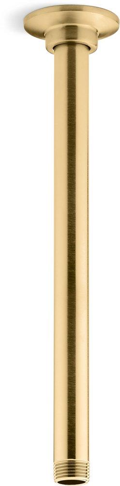 KOHLER Vibrant Brushed Moderne Brass Shower Arm and Flange 